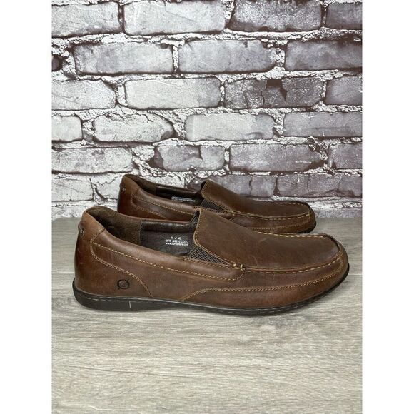Born Handcrafted Brown Leather Casual Slip On Comfort Loafers Men Sz 11M US/45EU - Picture 3 of 16
